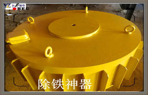 皮帶機(jī)電磁除鐵器對(duì)磁性系統(tǒng)具有足夠強(qiáng)的繞組張力